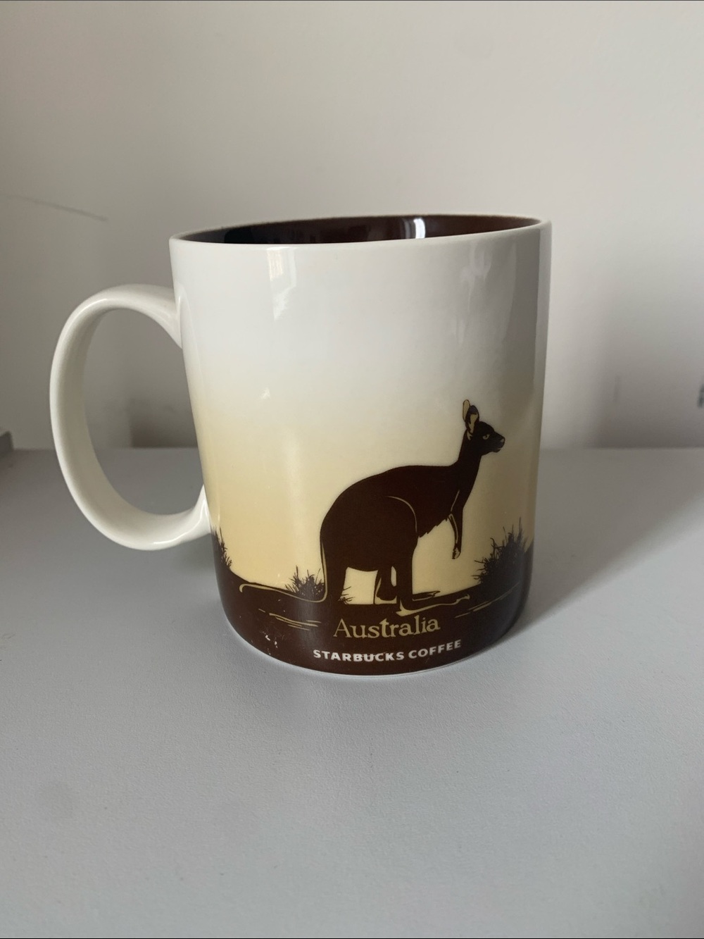 Starbucks Australia 2011 Mug Boomerang & Kangaroo